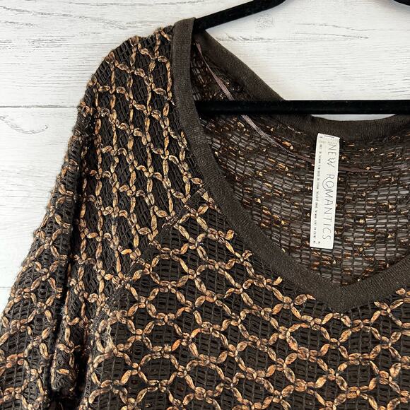 Free People New Romantics Loose Knit Dress Size M - Picture 10 of 10